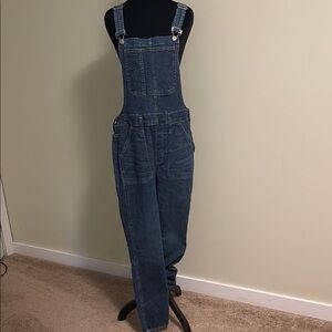Madewell Blue Denim Overalls Classic Bib Style